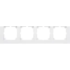 Flush-mount electrical switch frame ELEKTROPLAST SANTRA/4174-00/EPN for modular fittings