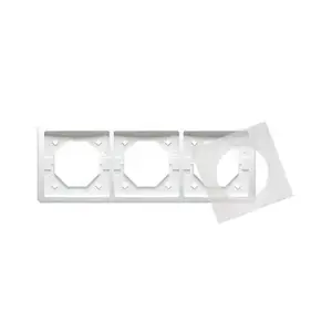 Аксессуар для монтажной коробки Kontakt-Simon BMR3B/11 белый пластик, 1 шт, упаковка 100×26 мм
