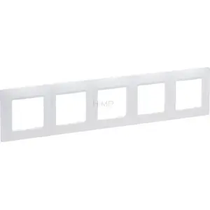 Electrical frame Legrand Niloe Selection five-gang white (model 762005)