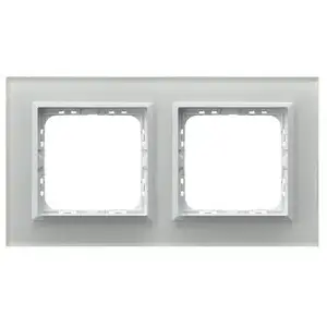 Outlet box accessory Ospel R-2RGC/31/00 White plastic, 1 pc, package 110×215 mm