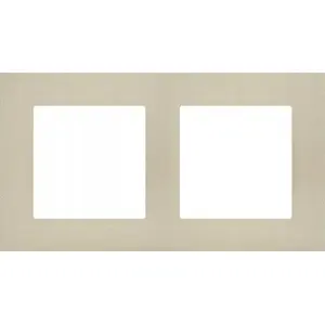 Double mounting frame Kontakt-Simon 55 TR2/144, champagne matte finish