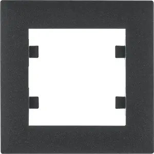 Hager wall frame 1-gang black Lumina intense WL5513