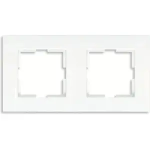 Double frame VIKO Karre white model 90960261 for two modules or switches