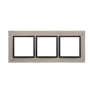 Outlet box accessory Kontakt-Simon DRN3/93, anthracite plastic, 1 pc