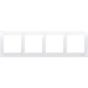 Frame for 4-gang flush-mounted box Kontakt-Simon 54 Premium white (DRK4/11)