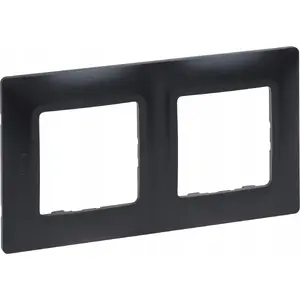 Wall frame double Legrand Niloe Selection - anthracite (model 762022)
