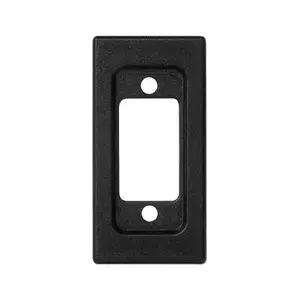 Socket outlet Kontakt-Simon K100/14, graphite, plastic housing, 22.5×45 mm