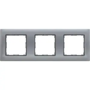 Wall mounting triple frame KOS Vena aluminium model 514083