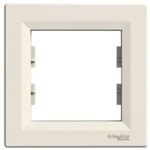 Wall plate Schneider Electric Asfora single-gang cream EPH5800123