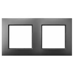 Outlet box accessory Ospel R-2U/70 Grey plastic, 1 pc