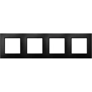Outlet box accessory Ospel R-4U/33, plastic, black, 1 pc