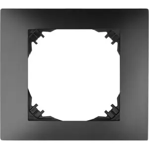 Wall frame single ELEKTROPLAST Vestra frame IP20 black model 3871-09