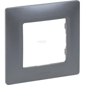Рамка настенная Legrand Niloe Selection одиночная стальная модель 762051