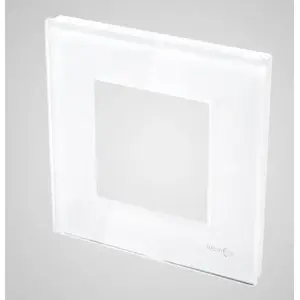 Touchme одинарная стеклянная рамка белая TM728W — декоративная настенная рамка
