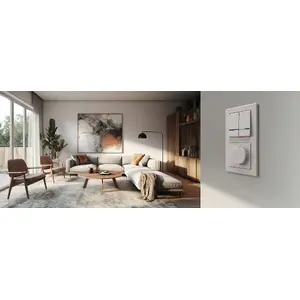 Electrical switch frame Ospel Sonata R-4R/82 four-gang kaszmir finish