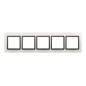 Outlet box accessory Kontakt-Simon DRN5/72, plastic, single unit, package 123×420 mm