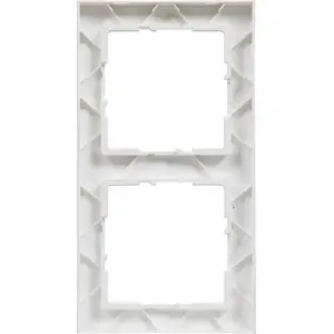 Двухпостовая рамка белая Legrand SUNO 721502 — накладная рамка для выключателей/розеток