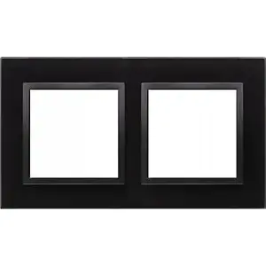 Double frame No name DRN2/75 — Kontakt-Simon style, volcanic lava finish