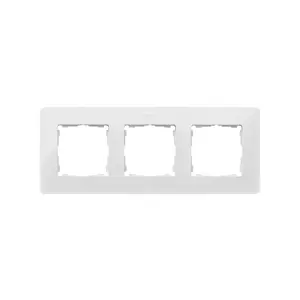 Накладка для выключателя Schneider Electric Simon 8200630-030, пластик, белая, 93×235 мм