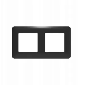 Double frame for RM series modules Schneider Electric RM222 black