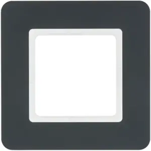 Wall plate / switch cover Hager Berker 10116186, anthracite, thermoplastic, pack of 10