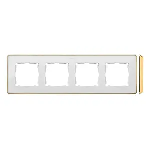 Outlet box accessory Kontakt-Simon 8201640-245, white plastic, 1 pc