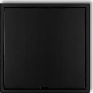 Electrical mounting frame Karlik 12MRPZ with blanking cap, matte black