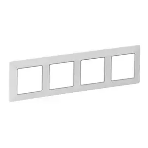 Накладка/рамка для выключателя Legrand 754034, белая термопластик, 299×86×10 мм