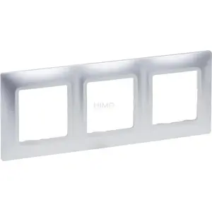 Wall frame Legrand Niloe Selection triple aluminium 762013 for 3 modules