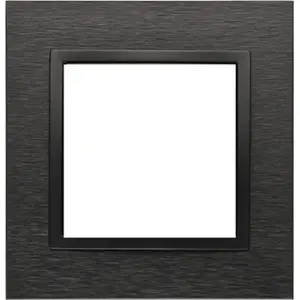 Rāmītis kontaktu slēdžiem Kontakt-Simon Ramka Nature DRN1/83 1-vietas inox dark