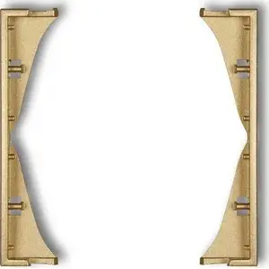 Frame for double sockets Karlik MINI intermediate frame 29MRP-2 gold