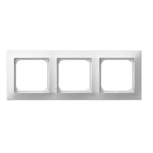 Outlet box accessory Ospel R-3Y/00 — white plastic, 1 pc