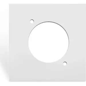 Connection plate Procab CP45DSZ/W D-size 45×45 mm white