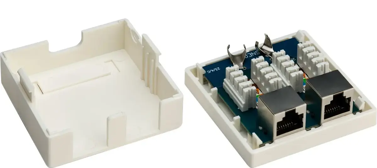 Outlet box GOOBAY 77635 for RJ-45 Photo 2