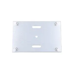 Mounting plate for 8-core fiber optic terminal box, Extralink, stainless steel, bracket adapter, max load 5 kg