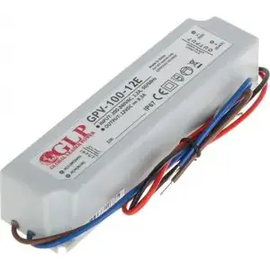 Barošanas bloks (impulsu) No name 12V 8.3A GPV-MINI, DC izvade LED un elektronikai