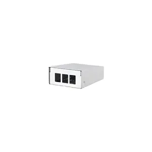 Patch panel accessory Metz 130861-0302KE wall-mount bracket, aluminium/steel/zinc, 85×110×43.6 mm