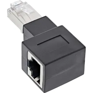 Переходник для патч-кабеля EATON INLINE Cat.6A RJ45 штекер — угловой RJ45 разъём 90° вправо