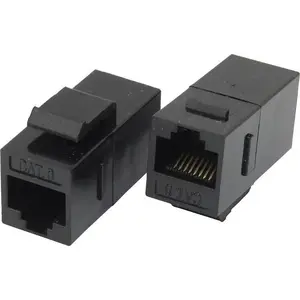 Соединитель кабелей NETRACK Keystone RJ45-RJ45 Cat6 UTP 106-73