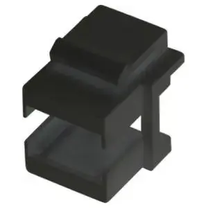 Keystone mount adapter for SC simplex / LC duplex, Alantec MKA-SC-C, black