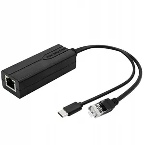Power over Ethernet (PoE) Voltage Stabilizer Delta POE-802.3AF/AT-1G-USB-C 48V to 5V converter for PoE‑802.3af/at devices