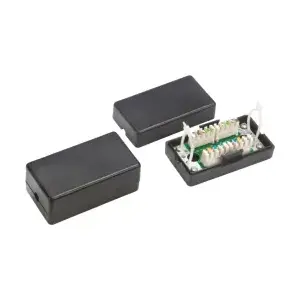 Terminal block ACT WTM08, black, insulated wire-to-wire connector WTM08