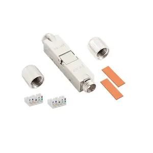 Wire connector LOGILINK MP0073 LSA female–female, silver, Ø 8.9 mm, width 14 mm