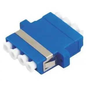 Fiber optic adapter Alantec SM LC quad singlemode FOA-LC-SMQ for connecting four LC singlemode ports