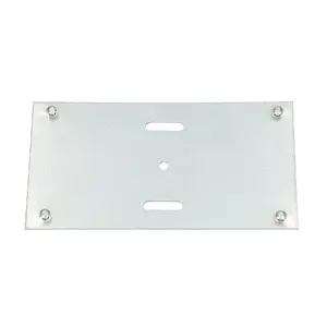 Mounting plate narrow spacing for 16-core fiber optic terminal box, Extralink, stainless steel, bracket adapter, 5 kg