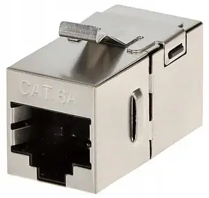 Keystone-переходник RJ45 FX-RJ45-6A-08 — модульный сетевой соединитель для Cat6A/6