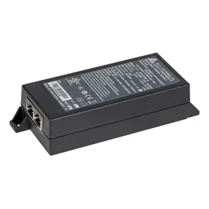Power over Ethernet (PoE++) Injector Lancom Systems 65 W, 56 V, 5‑Gigabit Ethernet, IEEE 802.3af/at/bt, Black