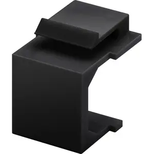 Dust cover GOOBAY 79990 keystone module accessory, plastic, black, 16.7 mm, pack of 4