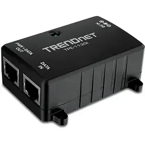 PoE-адаптер TRENDNET TPE-113GI Gigabit Ethernet, 48 В, 10/100/1000 Мбит/с