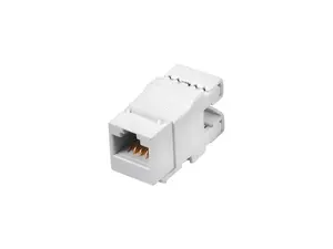Разъём RJ45 (гнездо) Alantec MKN-U5-1, белый